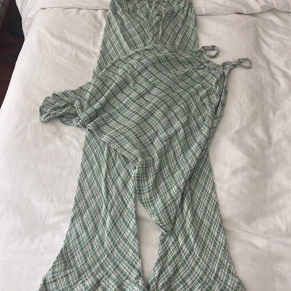 CULT GAIA plaid set - Picture 1 of 3